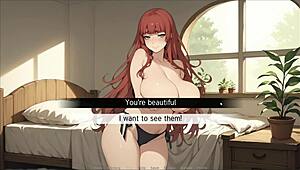 Spirit Harem Hentai: Cute Girl Makes Master Cum On Giant Tits