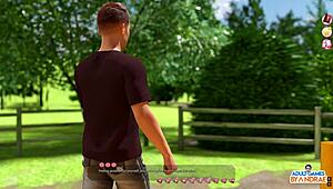 ep9 peeping tom on naomis pussy helping the hotties in 3d