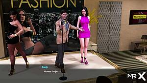 In This Fashion Business Scene, She Asks If She Can Treat Him, And He Says Yes, Leading To Some Intense 3D Hentai Action