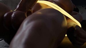 Her Holes Crave a Big Milf Dick in 3D Futanari Action