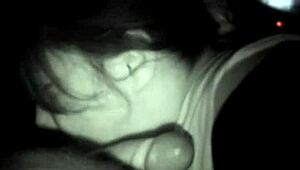 Amateur Whore Gives Blowjob For 20 Pounds On The Road