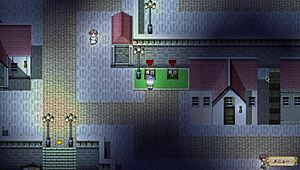 Witch of Eclips Lizu in nude hentai game RPG sex scene 02