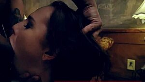 Aidra fox, a stunning teen 18+, bound in chair bondage, completely nude