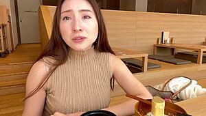 Misu Enjoys Sauna With Relaxing Foot Bath