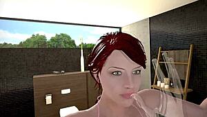 ladouche new trailer with redhead in shower game reality