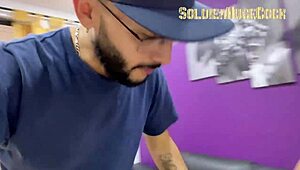 She showed her huge tits, so I gave her my huge load.