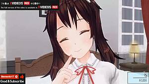 in this uncensored japanese hentai anime, she gives handjob and blowjob with asmr sounds