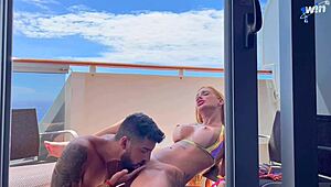 Fim De Ano No Cruzeiro Fodemos A Bordo Na Nossa Varanda Da Cabine - Kevlyn Santos