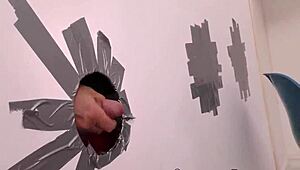 Fucked and creampied gloryhole babe sucks 😏