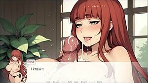 Spirit Harem Hentai: Cute Girl Makes Master Cum On Giant Tits