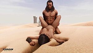 Conan Exiles Mod Features Pregnant Character In Nude Sex Scene