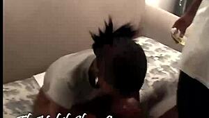 Watch This Hood Bitch Get Banged By Gangbangers Part 3