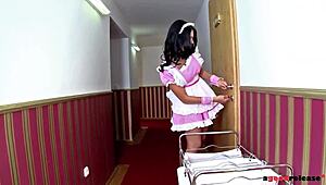 Chelsey Lanette and Kira Queen Share Butler's Cock