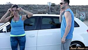 just another day with a classy milf getting railed and jizzed on her belly