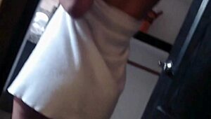 Curly Brunette Slut Fingers Pussy In Shower Loving Sex