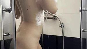 Student Masturbates Boldly In Shower