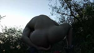 latino jerks off in the forest 😏