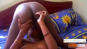 Black Teen Lesbian Homemade Fun!