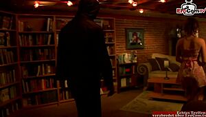 I love this brunette milf with small tits swallowing cum in romantic sex.