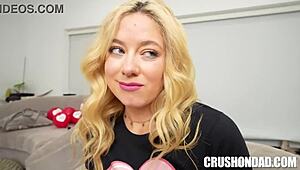 Small-boobed amateur River Lynn and Mike Mancini in a hot POV scene