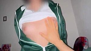 filming my sexy mexican student's huge ass, these girls are getting hotter!