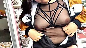 Couple Caught On Balcony