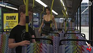 Stepmom in a mini skirt gets spied on. This mature milf with big tits stars in Perfect Bond 2.