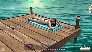 ep9 peeping tom on naomis pussy helping the hotties in 3d