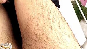 Couple Caught On Balcony