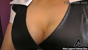 nurse penny pax attends alex legend's balls with a blowjob