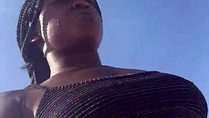 this crazy bitch is out there twerking her big ass like it's no big deal