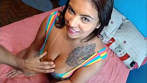 she loves taking that big cock in her ass!