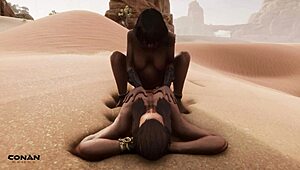 Conan Exiles Mod Features Pregnant Character In Nude Sex Scene