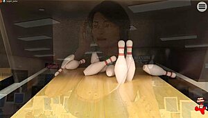 Stepmom in a mini skirt gets spied on. This mature milf with big tits stars in Perfect Bond 2.