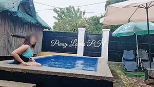 i made my horny wife squirt in the public pool.