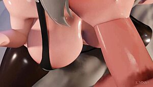 Dealing with a Lewd Cat in Wild Hentai Arrangement Scene