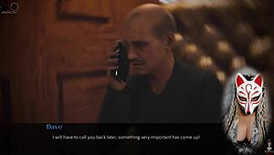 Sexy secretary with huge boobs at work