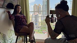 Porn casting milf behind camera with big tits and ass