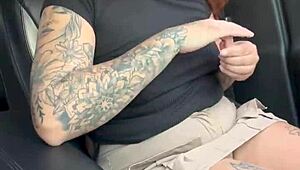 strangers cumming in my wife's pussy on the street during outdoor gangbang