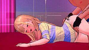 Kitagawa Marin In Bikini Feels Excited For Love. Her Uncensored Hentai Body Yearns For Spooning.