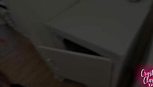 Step-Aunt Craves a Handyman for Deep Throat Action