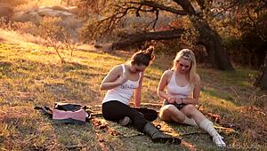 remy lacroix and alli rae in a steamy lesbian encounter