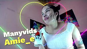 slut destroys his face with a lot of spit full deepthroat