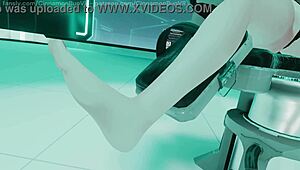 Slutty Girl Bound and Fucked Hard in Machine VRC ERP