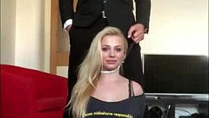 Pascalssubsluts delivers rough anal pounding to submissive Lina Luxa with intensity