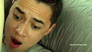 letting my bully fuck my stepsister in group threesome with blowjob and cowgirl riding