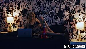 uhh, tushy rocker chick totally hooked on anal