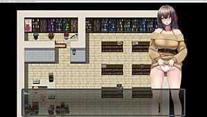 late night anime game leads to outdoor masturbation with toys