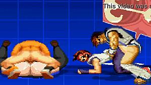 i watch yuri and rin in hentai game