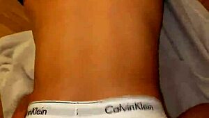 In the dorm, a teen roommate gets caught fucking in doggystyle on camera.